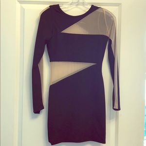 AQUA BODY CON DRESS